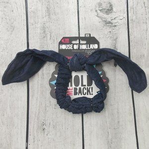 Hold Me Back Denim Headband Bunny Ears Accessory